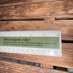 Vintage 1978 Phenaphen 650 w Codeine Drug Rep Ruler Pharmaceutical Medical Promo