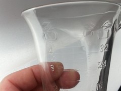 2 Piece Apothecary Clear Medical Measuring Beakers