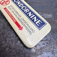 Vtg c.1960s BONDORNINE Advertising Medical Tin – GERMAN – EMTPY / NO CONTENTS