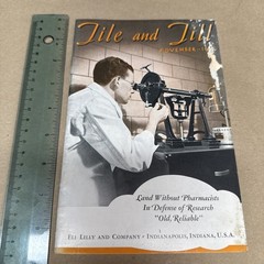 Tile And Till Magazine Eli Lilly And Company November 1936 Indianapolis Indiana