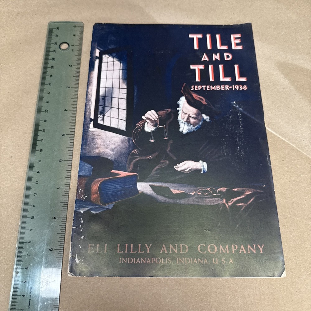 Tile And Till Magazine Eli Lilly And Company September 1938 Indianapolis Indiana