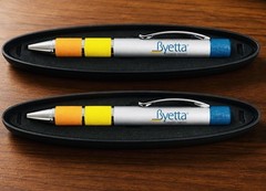 (2) BYETTA Drug Rep Heavy Metal Pharmaceutical Pens RARE