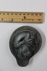 VTG Tabron Metal Paperweight Salesman Sample Gift Fetal Baby Parke-Davis (s824)