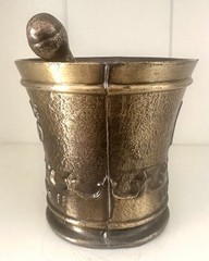 Vintage 1978 Shering RX Mortar & Pestle Edict of 1240 Frederick II