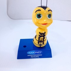 NASONEX Bobblehead Pen Holder Plastic Nasal Spray Drug Rep promo Bee bobble head