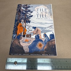 Tile And Till Magazine Eli Lilly And Company March 1939 Indianapolis Indiana