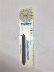 Vintage Allen & Hanburys Glaxo Trandate Labetalol HCl Pharma Promo Ruler Caliper