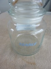 VTG Aldactazide Pharmaceutical Advertising Cotton Ball Hold Glass Jar Drug Rep
