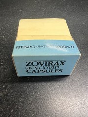 Vtg Zovirax “Pop’nJot” Sticky Note Dispenser Pharmaceutical Desk Display