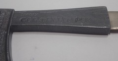AXID AXE SHAPED HANDLE LETTER OPENER MEDICAL PROMOTIONAL ADVERTISING 7″