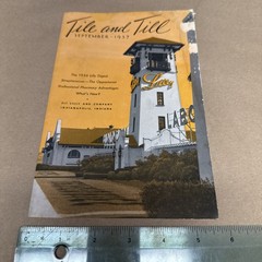 Tile And Till Magazine Eli Lilly And Company September 1937 Indianapolis Indiana