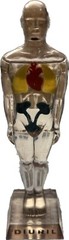 DIURIL VINTAGE MEDICAL ADVERTISING ANATOMY FIGURINE VISIBLE MALE MERCK & CO