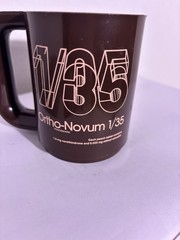 Vintage Ortho-Novum 1/35 Birth Control Pill Blue Pharma Promo PlasticCoffee Mug