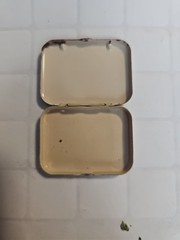 Open Box 1939 Certified Brand Aspirin 12 Tablet Pocket Pill Tin Antique Mini Tin