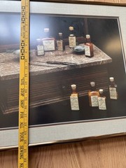 Abbott Laboratories Medical Art Framed Still Life Similac Penicillin VTG 1950s