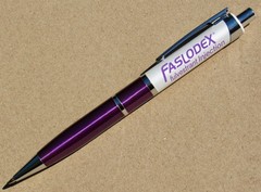 Exceptional Faslodex Metal PEN Drug Rep Pharmaceutical Promo Metallic Purple