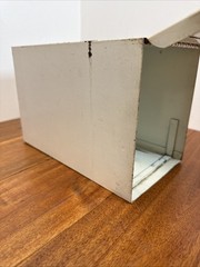 Vintage Pharmacy Prescription File Record Box Craft Sewing