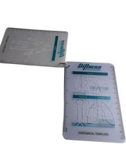 Vintage 1998 Drug Rep Pfizer Diflucan 6″ Anatomical Template Advertisement