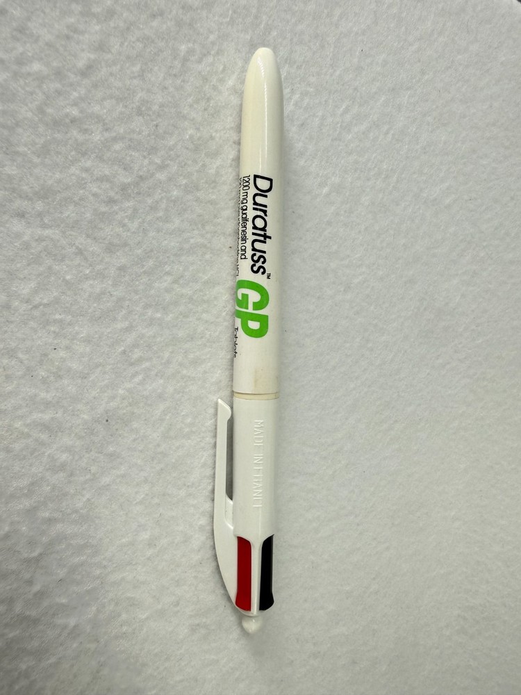 Duratuss GP Pharmaceutical Advertising Pharmaceuticals Rep Writing Pen *READ*