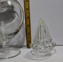Vintage 1930s Tiffin Dakota Apothecary Drug Store Candy Glass Jar w/ Lid 11″