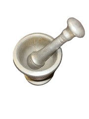 Vintage Wilton Armetale Mortar and Pestle Set Stamped RWP USA Apothecary