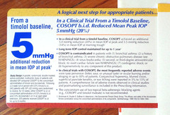 2000 PULL OUT THE POWER Prescribe COSOPT MERCK Pharmaceutical Mail Piece