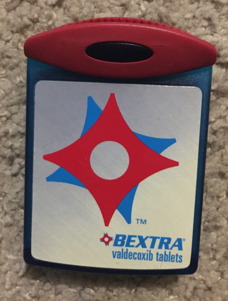 Bextra drug pharmaceutical rep magnet Mini clipboard note holder advertisement