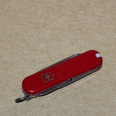 Victorinox Swiss Army 58mm Knife RED CLASSIC SD Lotensin Pharmaceutical Ad