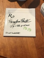 Vintage Pharmacy 1970’s and 80’s advertising 4 items incl Parafon Forte tile