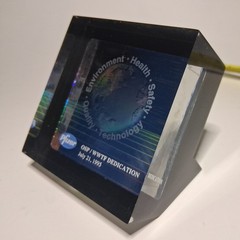Commemorative Plaque Award For Pfizer Dedication of an OSP/WWTF July 1995.