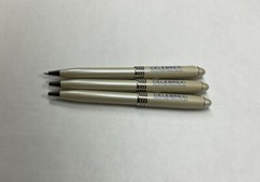 Lot of 3 Celebrex Drug Rep Pharmaceutical Metallic Advertising Promo Clicker Pen