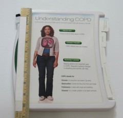Spiriva COPD Medical Office Display Teaching Aid Drug Rep Pharmaceutical Promo