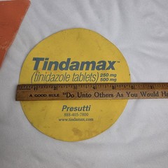 Lot Of 2 Promo Drug Rep Pharmaceutical Advertising Jar Grippers Vioxx Tindamax