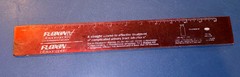 Faded Worn Floxin Ofloxacin Brown Pharmaceutical Drug Ruler