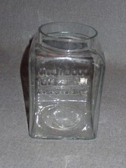 Antique Apothecary Jar Cough Candy Tablets Meseroll & Co Trenton NJ Drug Store