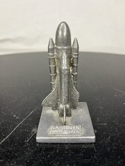 NASA Space Shuttle Miniature Pewter Figurine Naprosyn Pharmaceutical Advertising