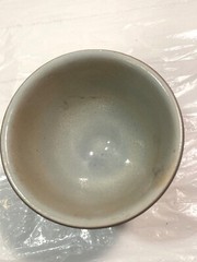 Vtg Schering Cosmas & Damian Ceramic Mortar Footed Rx Apothecary Jar *No Pestle*