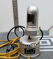 VINTAGE SODIUM LAB ARC Polariscope Light Source General Electric Vapor Lamp Comp