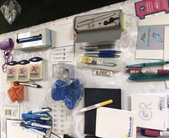 Pharmaceutical Rep. Advertisement HUGE Lot of over 350 Vintage promo Items