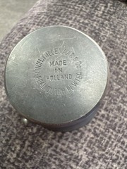 Vintage Dutch Holland Pewter Tollenaar Miniature Apothecary Mortar Pestle 1 3/4”