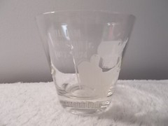 William Proctor Jr RX Secundum Artem Etched Drinking Glass Barware