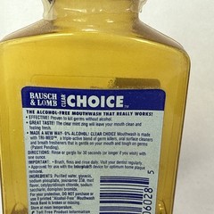 bausch & lomb Clear Choice Mouth Wash Clear Mint Vintage Extremely Rare New Old