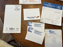 Drug Rep Notepads Pharmaceutical Collectible Circa 1960s