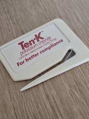 Ten-K Potassium Pharmaceutical Drug Rep Letter Opener Vintage 80s Geigy Pharma