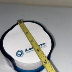LIPITOR Drug RepAdvertising Sticky Note Pad Blue Acrylic Holder Pharmacy 2004