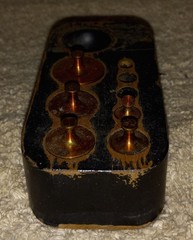 Wooden Christian Becker Metric Pharmacy Laboratory Brass Weight Set