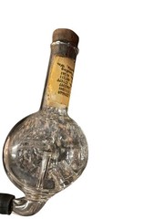 Antique Glass Medical Inhaler w Bulb Patented Seattle WA