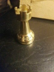 Brass Chess Piece Engraved FLORONE