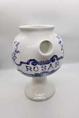 Apothecary Pharmaceutical Jar SYR ROSAR SOL By Lilly Made in Portugal 1989