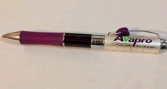 Avapro Metal Heavy Purple Pen Drug Rep Representative Twist To Write Irbesartan
